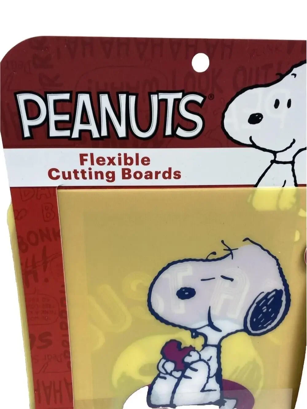 Snoopy Peanuts 4-Pack Flexible Cutting Boards Kitchen Housewarming Gift NEW